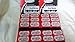 Personna Platinum Red Chrome Double Edge Stainless Steel 100 Blades 20BX