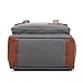 Canvas Backpack - Lightweight Laptop Backpack, Vintage Travel Backpack with Laptop Sleeve, Campus Backpack with Side Pockets Canvas Rucksack for School Working Hiking grey