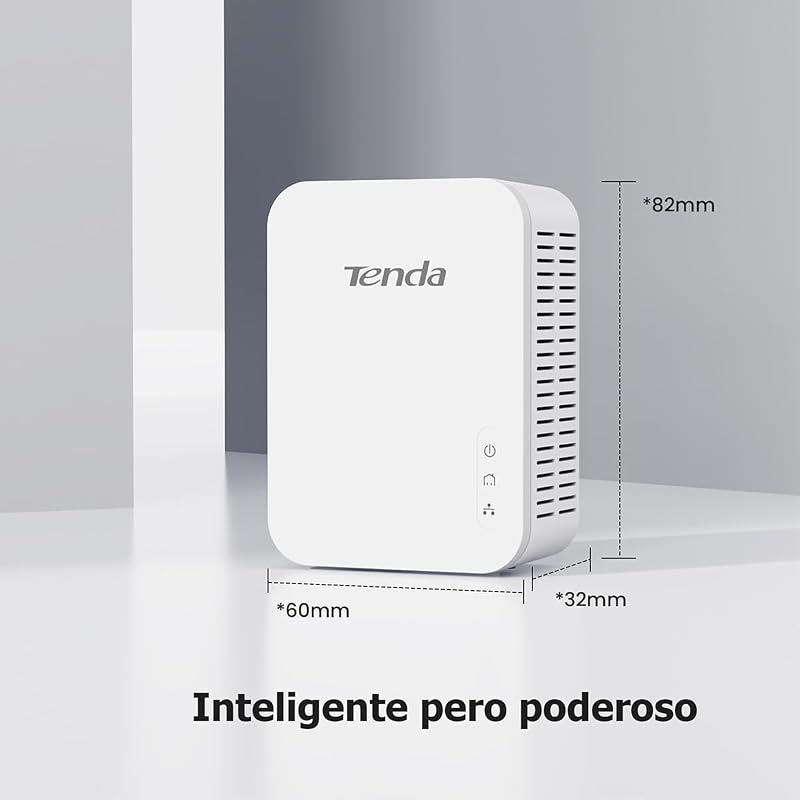 Adaptadores de comunicação tenda ph3 powerline - plc, adaptador de rede gigabit ethernet powerline (1000 mbps, economia de energia, plug and play, 2 peças)