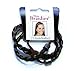 Mia Thin Braidie Headband made of Braided Synthetic Hair on Elastic Rubberband, Classic Pretty Hair Accessory for Women and Girls - Medium Brown
