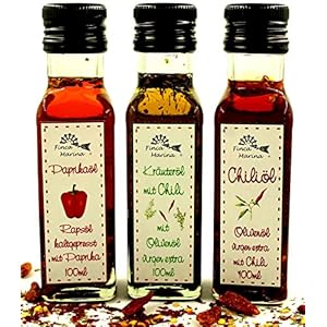 Feine Ölspezialitäten 3x100ml aus der Finca Marina Gewürzmanufaktur