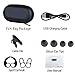 Merkaba First Bluetooth Headphone Earbuds with case, Noise Cancelling Volume Control Microphone 4.2 CSR chip Deep Bass Sound, in-Ear Sports Waterproof no Tangle Magnetic Head, Wireless