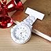 Top Plaza Women's Fashion Nurse Clip-on Fob Brooch Lapel Pocket Watch, Pack of 6