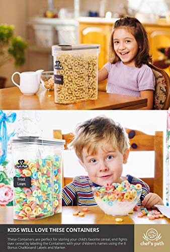 4 Cereal+Container+Storage+Set+Containers