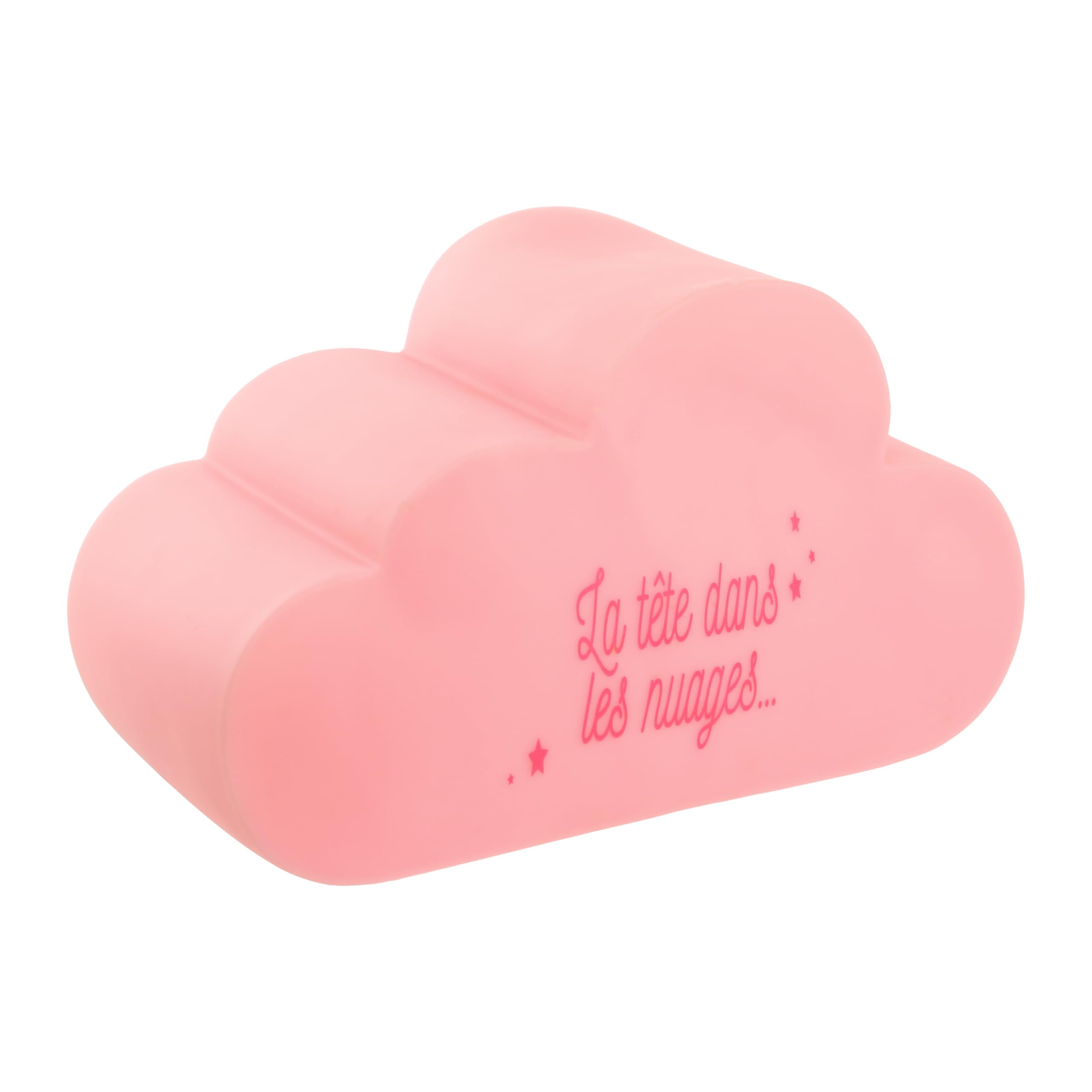 Hello KIDS LA11015 Night Light Cloud Pink 15 x 25 x 12 cm, Plastic-PVC