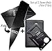 Gifts for Men Gadgets (Set of 2) Credit Card Size Tool and Knife (Black Sets of 2)