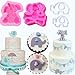 JeVenis 3D Elephant Baby Shower Cake Mold Elephant Fondant Mold Baby Shower Elephant Cake Decoration Elephant Baby Shower Party
