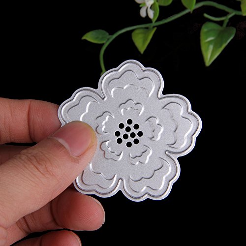NNDA CO 4PCS Flower Metal Cutting Dies Stencils DIY Scrapbooking Album Paper Card Craft