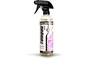 Torque Detail Purple Destroyer 16oz - Car Detailing & Wheel Cleaner Spray, Eliminate Brake Dust, Remove Iron From Rims & Wheels | Professional Strength Formula, Works On Chrome, Aluminum, Alloy & More
