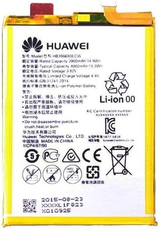 mundopda battery for Huawei Mate 8 (3900 mAh) – hb396693ecw – Bulk