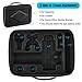 TANGDIAABBCC Joylab Premium Carrying Case for Hypervolt, Hard Protective EVA Case Durable for Hyperice Hypervolt Massage Gun and 5 Heads Pocket Accessories Pouch Zipper Case (Black 5 Heads Version)