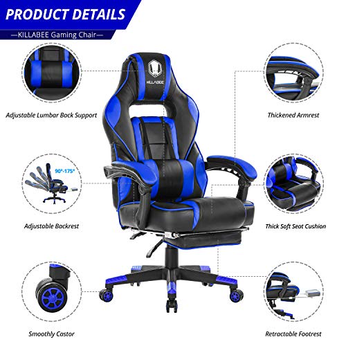 1 KILLABEE+Reclining+Memory+Racing+Gaming