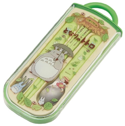 Spoon fork chopsticks trio set My Neighbor Totoro walk
