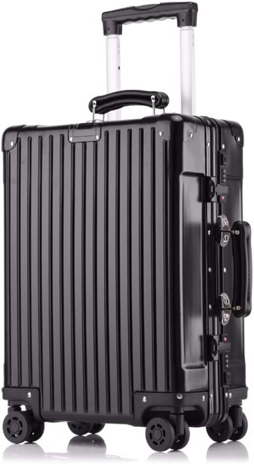 SONGXZ Trolley Case New Business Full Metal Trolley Case Luggage Check Box Aluminum Box