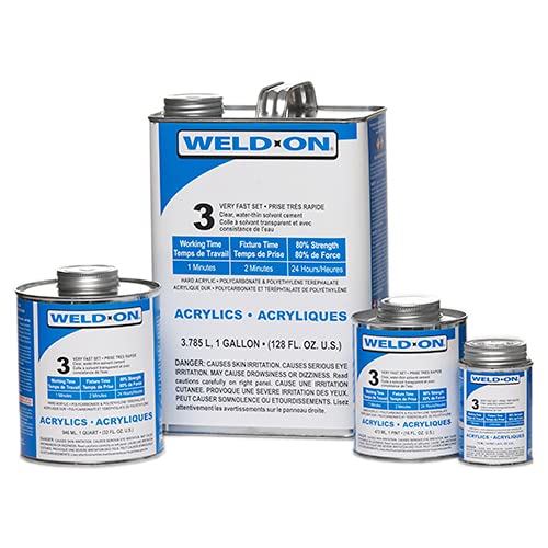 SCIGRIP 10799 3 Acrylic Solvent Cement, LowVOC, WaterThin and Very