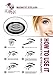 Dual Magnetic False Eye Lashes [No Glue] 3D Eyelashes Premium Magnet Quality False Eyelashes Set for Natural Look Full Eye