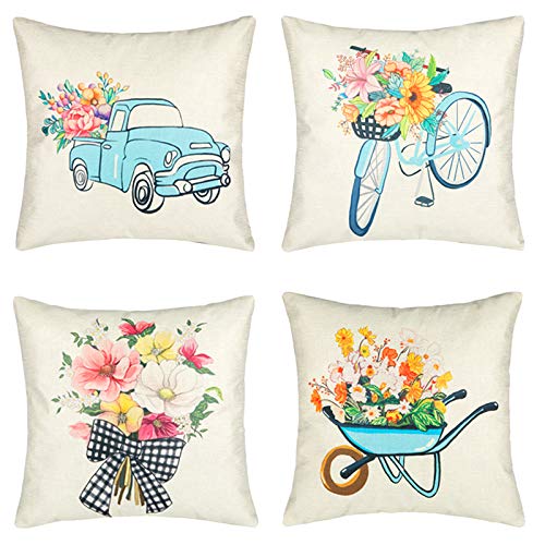 spring outdoor pillows