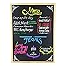 Chef Remi Liquid Chalk Marker Pens, Dry Paint Erasable Fine Tip Markers for A-Board, Bistro Chalkboard, Whiteboard or Restaurant Window, Set of 8