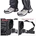 TRIWONDER Fleece-Lined Snow Leg Gaiters Waterproof Boot Gators Hiking Gaiters for Kids Men Women Lightweight Walking Climbing Hunting Cycling Leggings Cover (Orange&Black)