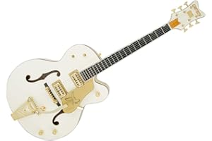 Gretsch G6136T-59 Vintage Select Edition '59 Falcon Hollow Body with Bigsby 6-String Right-Handed Electric Guitar (White Lacquer)