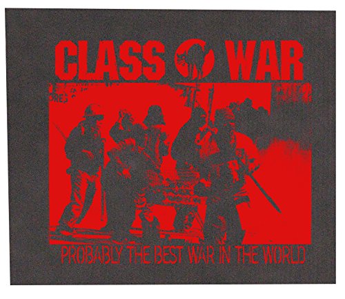 Class War Back Patch - Anti Media Authority Establishment Corporation Social Political Activism Anarchism Anarchy Government Anarcho ALF Punk Earth Human Rights Welfare Animal Liberation ALF Testing