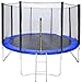 Best Choice Products 12' Round Trampoline Set With Safety Enclosure, Padding & Ladder
