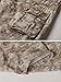 Must Way Men's Cotton Casual Military Army Cargo Camo Combat Work Pants with 8 Pocket Desert Camo 36