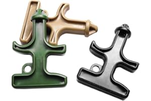 COOBIGO 3pcs Pack Mixed Colors Portable Stinger Duron Steel Drill POM Protect Combat Tool Key Chain Outdoor Camping Survival Tactical Kits (Mixed 3 Colors in Package)