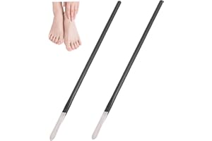 2Pcs Foot Corn Remover Tool, Non-Slip Stainless Steel Pedicure Knife, 6 Inch Sharp Foot Scalpel, Replacement Professional Ped