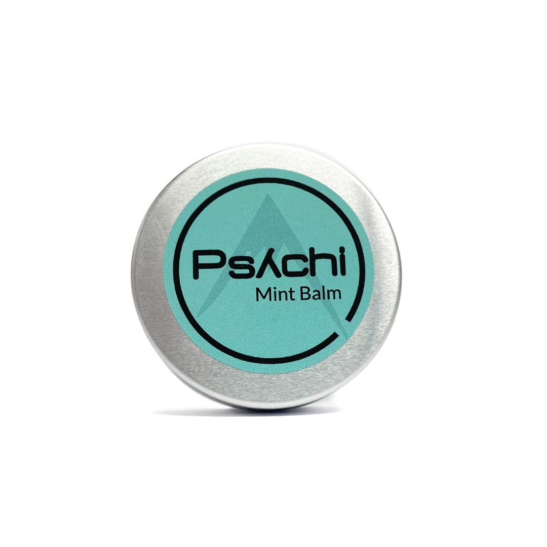 Psychi Natural Beeswax Hand Skin Repair Balm Cream for Climbing. Handmade UK Peak District. (Mint), One Size