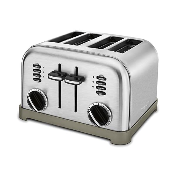 Cuisinart Cpt 180 Metal Classic 4 Slice Toaster Brushed Stainless