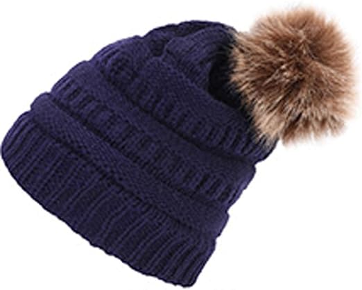 ski hats with pom poms