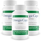 3Pack OmegaCaps For Cats Smaller Dogs (180 Softgel Capsules)