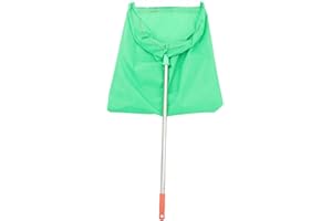 Holibanna Windproof Dustpan Bag with Large 35.82 Inch Outdoor Trash Collection Holder for Garden and Public Area Cleaning San