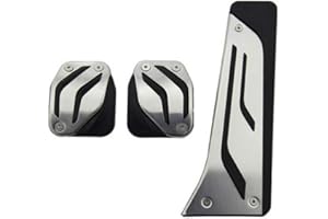 Car Foot Pedal Pads Covers,MoreChioce Non-Slip Accelerator Foot Pedals Left Hand Drive Car Brake Accelerator Gas Pedals Pads Covers Fit for BMWM2 M3 M4 M5 M6 i3 i8,Manual Transmission