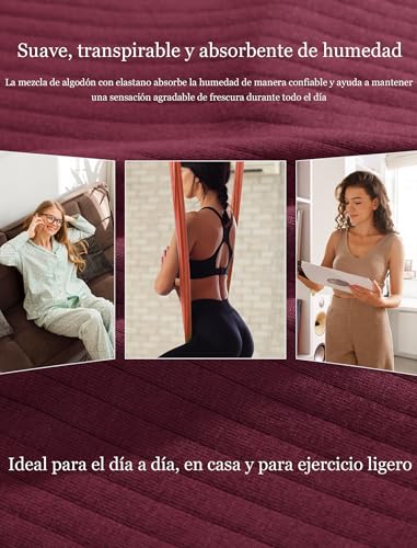 ALL OF ME Pack of 6 Women's Cotton High Waisted Underwear Women's Breathable Full Coverage Multi-Pack S-XXL