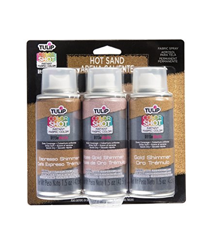 Tulip 37227 Fabric Spray Paint, Hot Sand