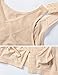 DELIMIRA Women's Full Coverage Front Closure Wire Free Back Support Posture Bra Taupe Tan 40C