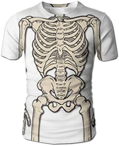 Bone Polyester Unisex Men Lovely Slim Fit T-shirt Short Sleeve Round Collar For Youth & Adult Shirtssport Short-Sleeve