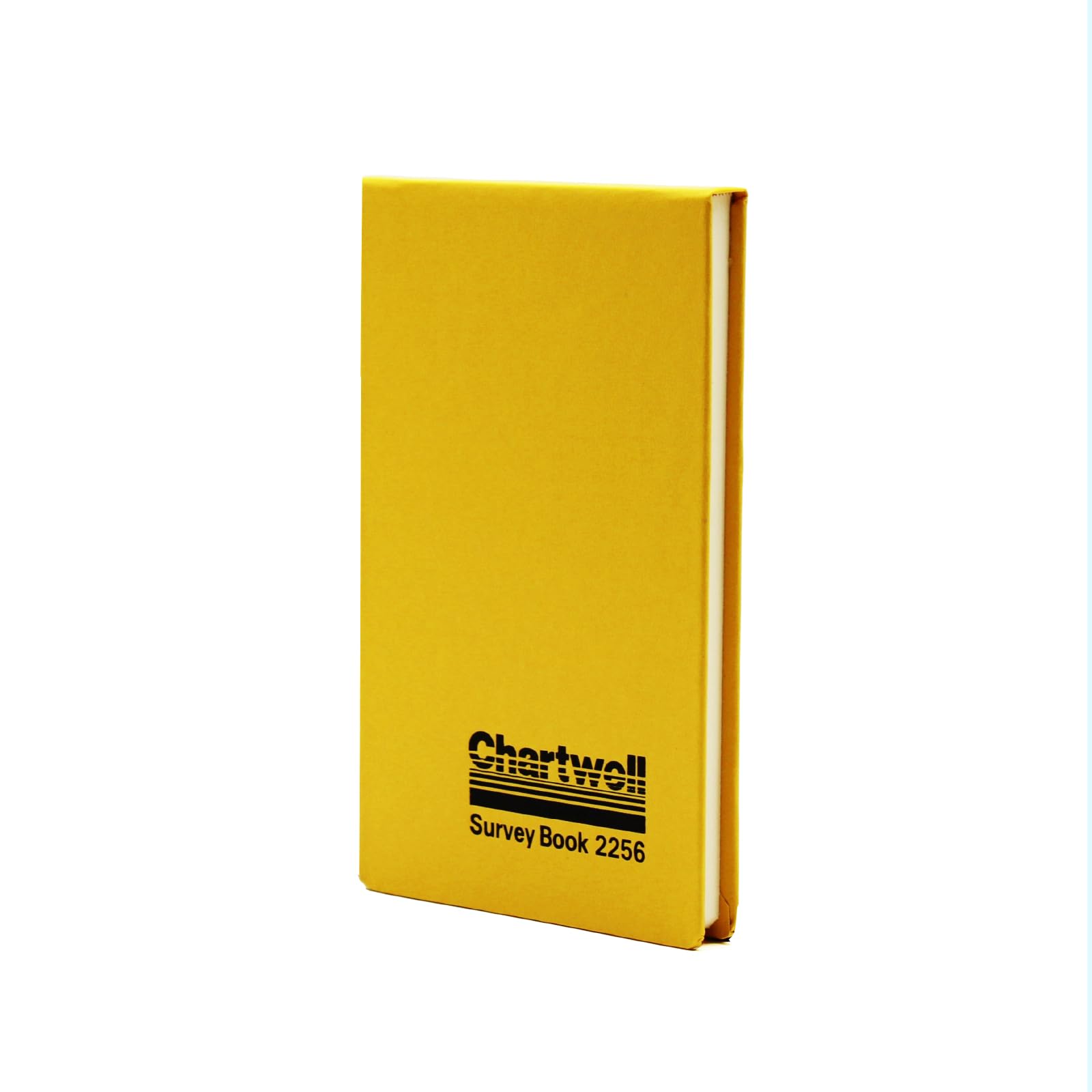 Exacompta - Ref 2256Z - Chartwell Casebound Field Survey Book - 106 x 165mm in Size, Excellent Strength When Wet, Ideal for Use Outside, Graph With 2 Lines, Yellow