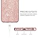 BENTOBEN iPhone X Case, iPhone Xs Case, Slim Luxury Glitter Sparkle Bling Phone Cases Shiny Girly Phone Cover with Lanyard Hole, Rose Gold