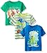 Disney Little Boys' Toddler The Good Dinosaur T-Shirts, Green, 2T(Pack of 3)