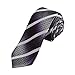 DAE7A.02 Various Stripes Microfiber Skinny Tie Fitness Fabric By Dan Smith