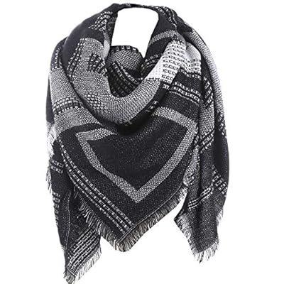 Women's Classic Plaid Tartan Grids Scarf Large Blanket Winter Wraps Shawl Women's Classic Plaid Tartan Grids Scarf Large Blanket Winter Wraps Shawl