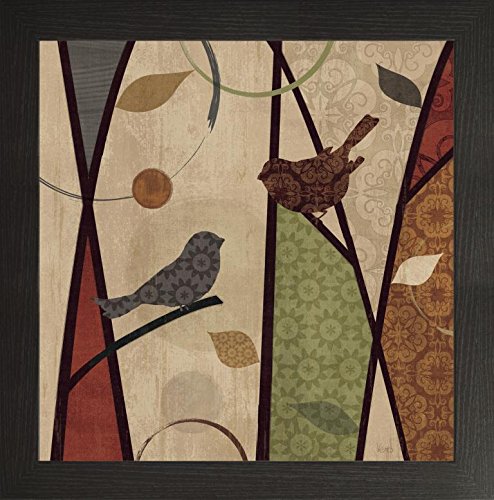 Frame Company Watson Range Pieces of Nature II Spice by Veronique Charron, Photo Frame - 8 x 8 Inches, Black