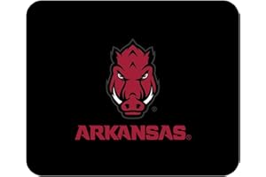 OTM ESSENTIALS Mouse Pad, Fabric, University of Arkansas - Fayetteville Standard/Classic Black