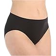 Bali Women's Seamless Underwear, Hi-Cut Panties, Comfort Revolution Microfiber Brief Underwear for Women