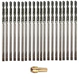 Diamond Drill Bit Set 2mm 20 Pieces Compatible with