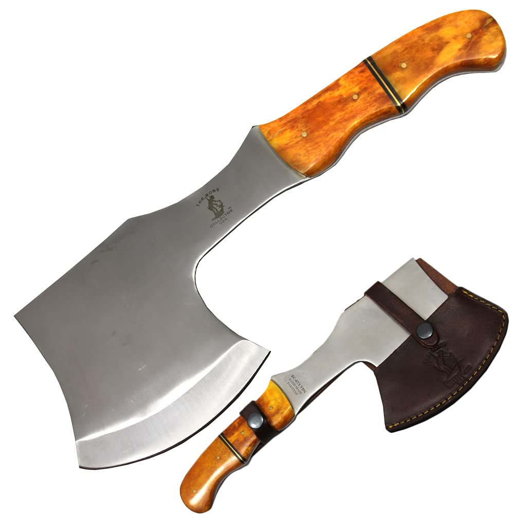 11.5" Bone Collector Yellow Bovine Handle Full Tang