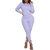 Nimsruc Sweater Two Piece Outfits For Women Knit Set